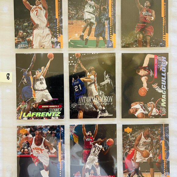 LOT OF 9 BASKETBALL Trading Cards. Mint Condition. Fleer Ultra Brand. - Picture 3 of 8